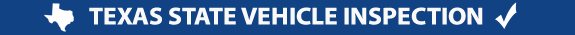 Jeffrey's Automotive is an authorized vehicle inspection station for the State of Texas - get your inspection done with us!