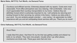 Reviews of Fort Worth Mechanic