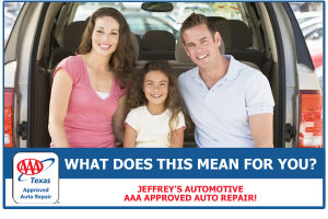Jeffrey's Automotive is the largest AAA-approved repair facility in the North Fort Worth / Watauga / Keller area.