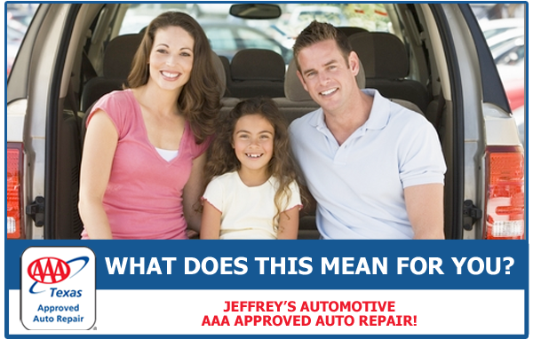 Jeffrey's Automotive is the largest AAA-approved repair facility in the North Fort Worth /  Watauga / Keller area.
