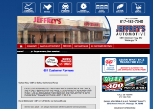 Over 600 reviews from customers of Jeffrey's Automotive