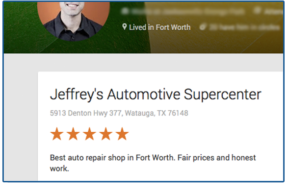 \Jeffrey's Automotive is the best auto repair shop in Fort Worth