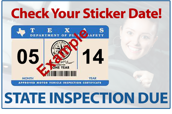 State Inspection Due – May 2014 - Fort Worth, North Richland Hills, Southlake, Keller, Watauga