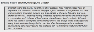 Watauga customer: Jeffrey's Automotive Repair: Mechanic