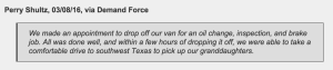 Oil change in Watauga