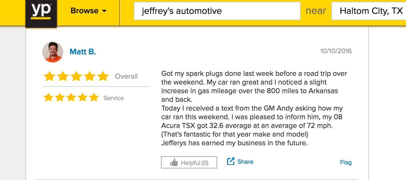 Keller mechanic customer review