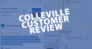 Colleville customer says Jeffrey's Automotive is TRUSTWORTHY
