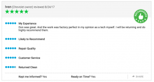 Collision Center in Watauga getting great reviews