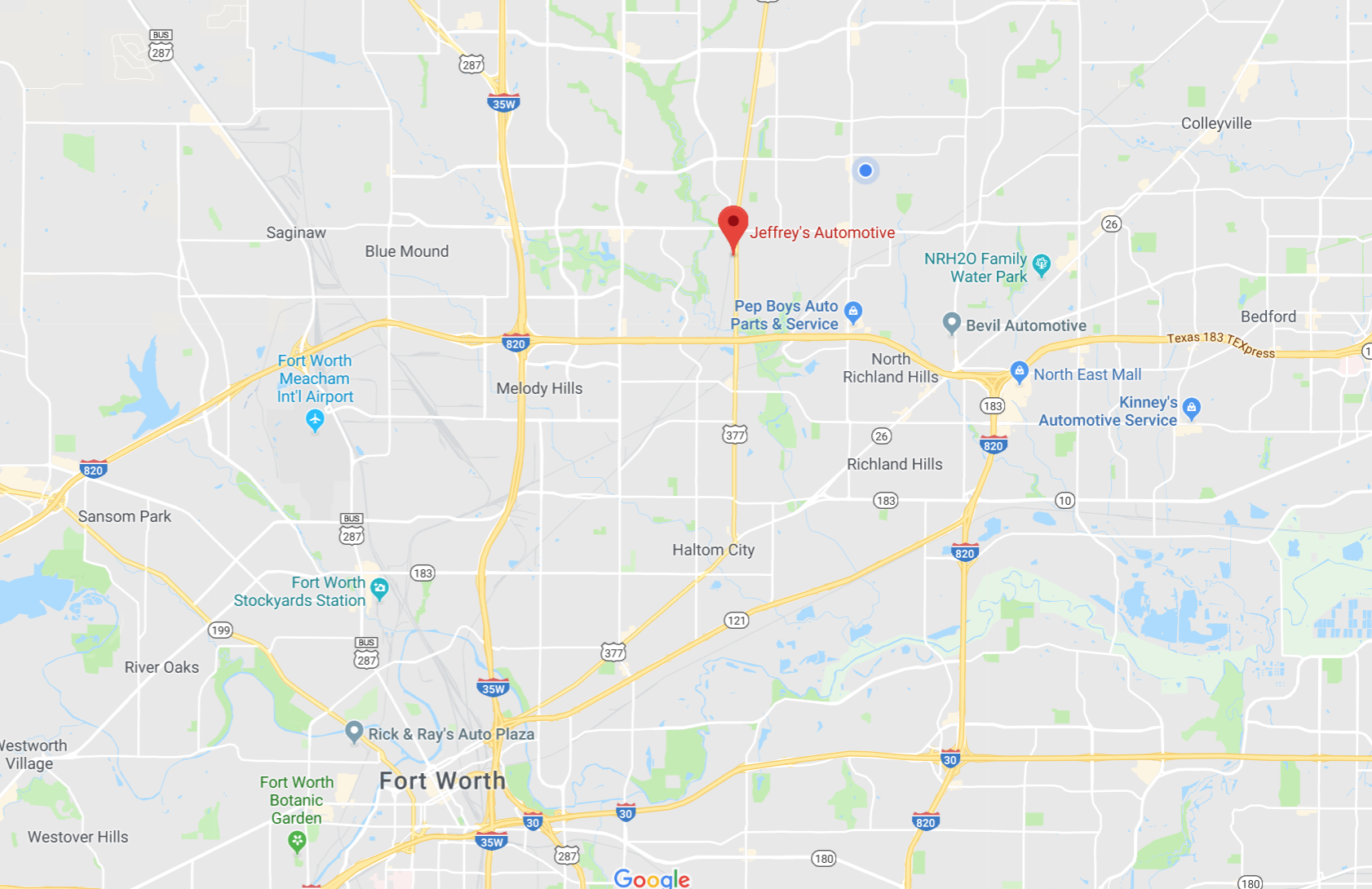 North Fort Worth customer talks of follow-up in customer service at Jeffrey's