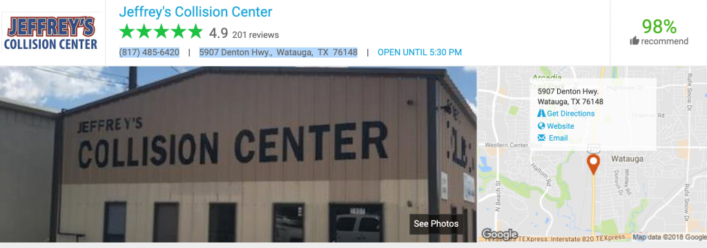 Collision Center in North Richland Hills - Sizzlin' Summer Reviews